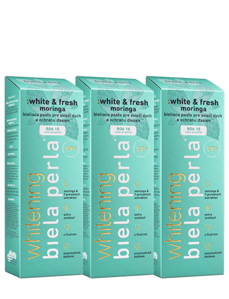 3-pack :white & fresh moringa