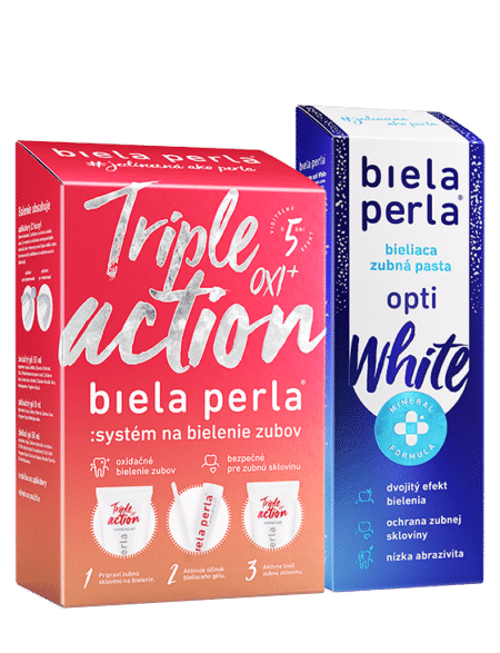Bieliaca sada: opti White + Triple action OXI+