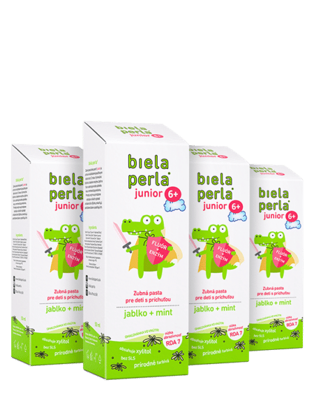 4-pack detskej zubnej pasty :junior
