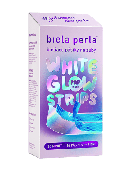 Bieliace pásiky na zuby WHITE GLOW STRIPS