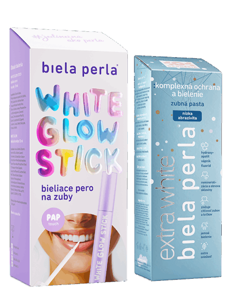 Bieliaca sada White Glow Stick + :komplexná ochrana
