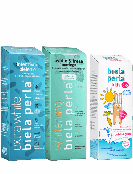 Rodinná sada :intenzívne bielenie & :white & fresh moringa & :kids